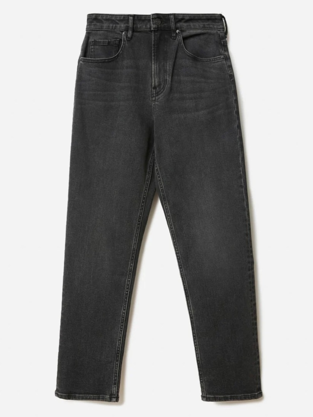 The Curvy Cheeky® Straight Jean | Washed Black